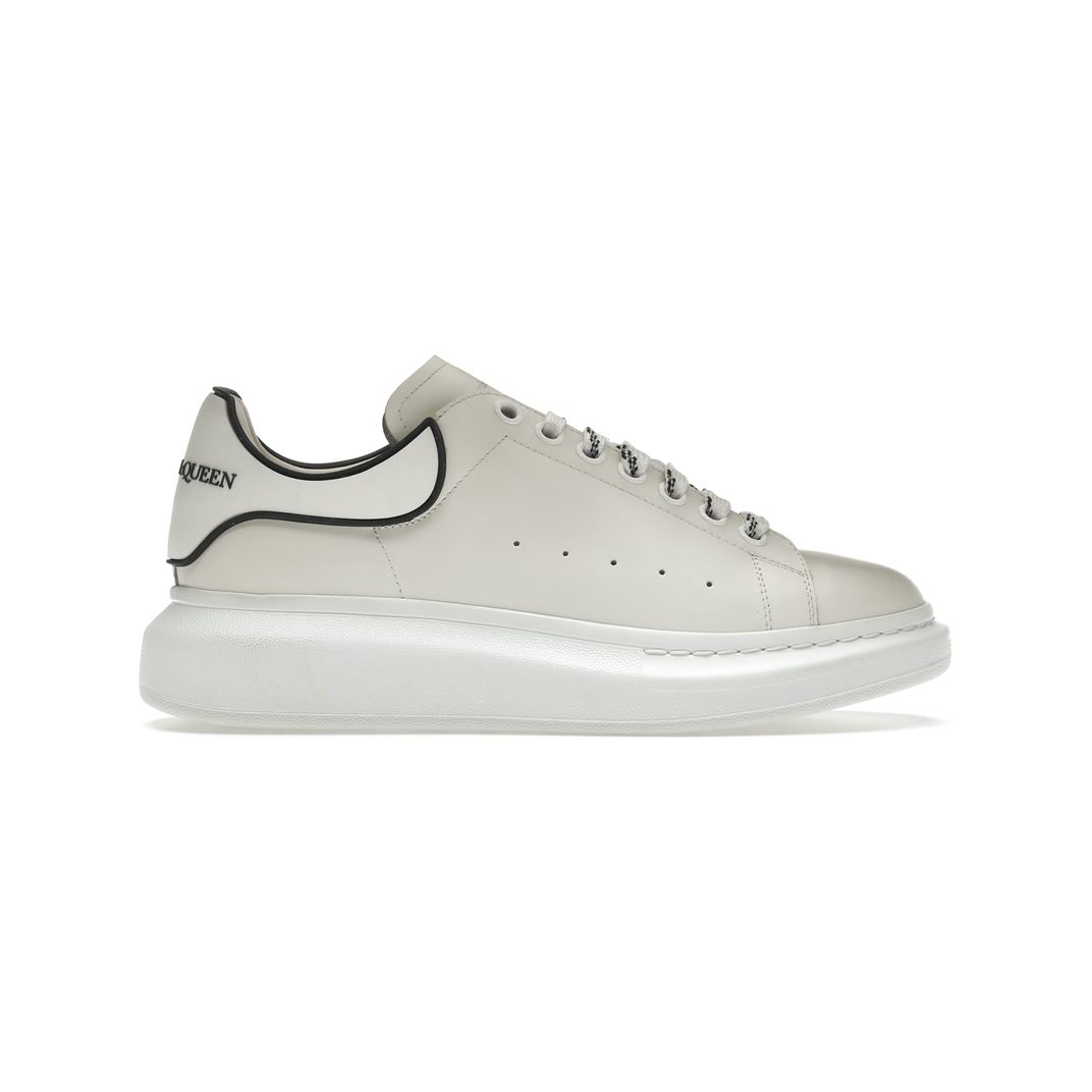 Alexander McQueen Oversized White Black Trim