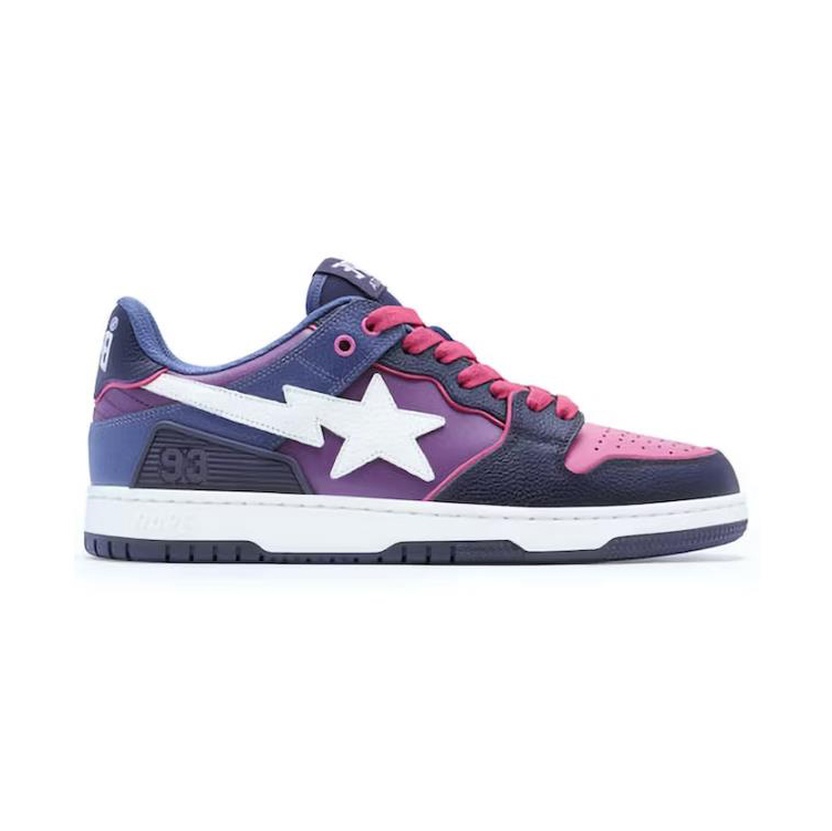 A Bathing Ape Bape SK8 Sta Purple White