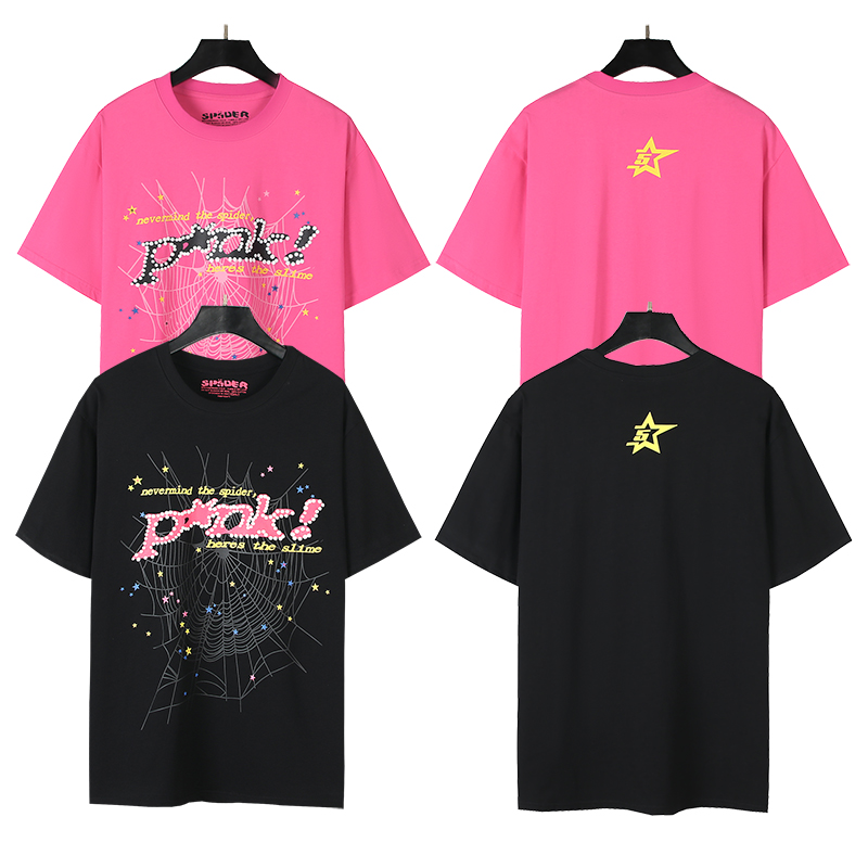 Sp5der P*NK V2 T-Shirt Pink