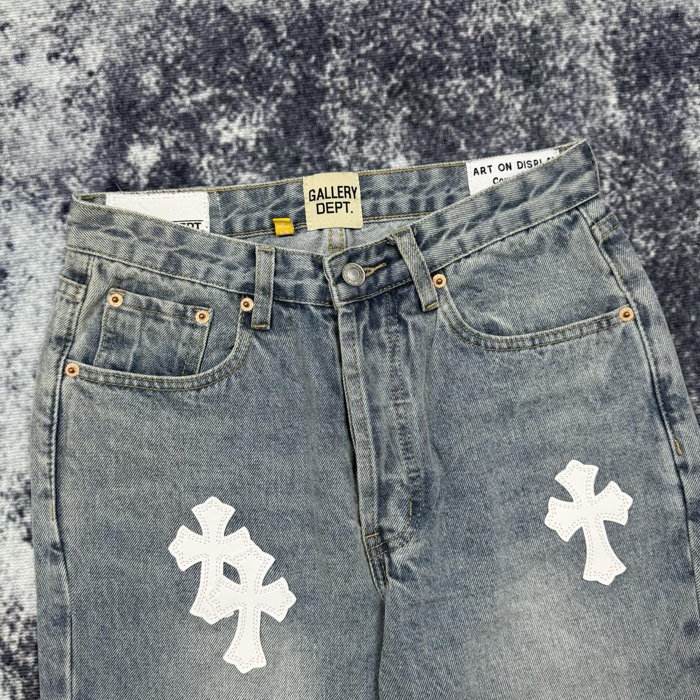 gallery dept. x Ch*0me He**ts washed denim jeans h730