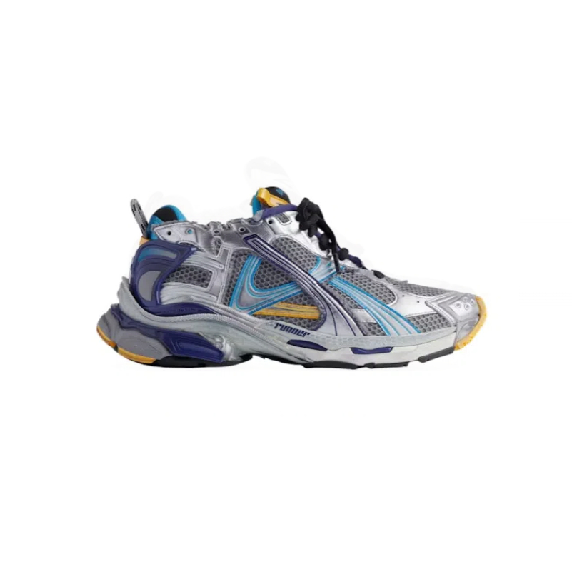 Balenciaga Runner Grey Blue Orange Aqua