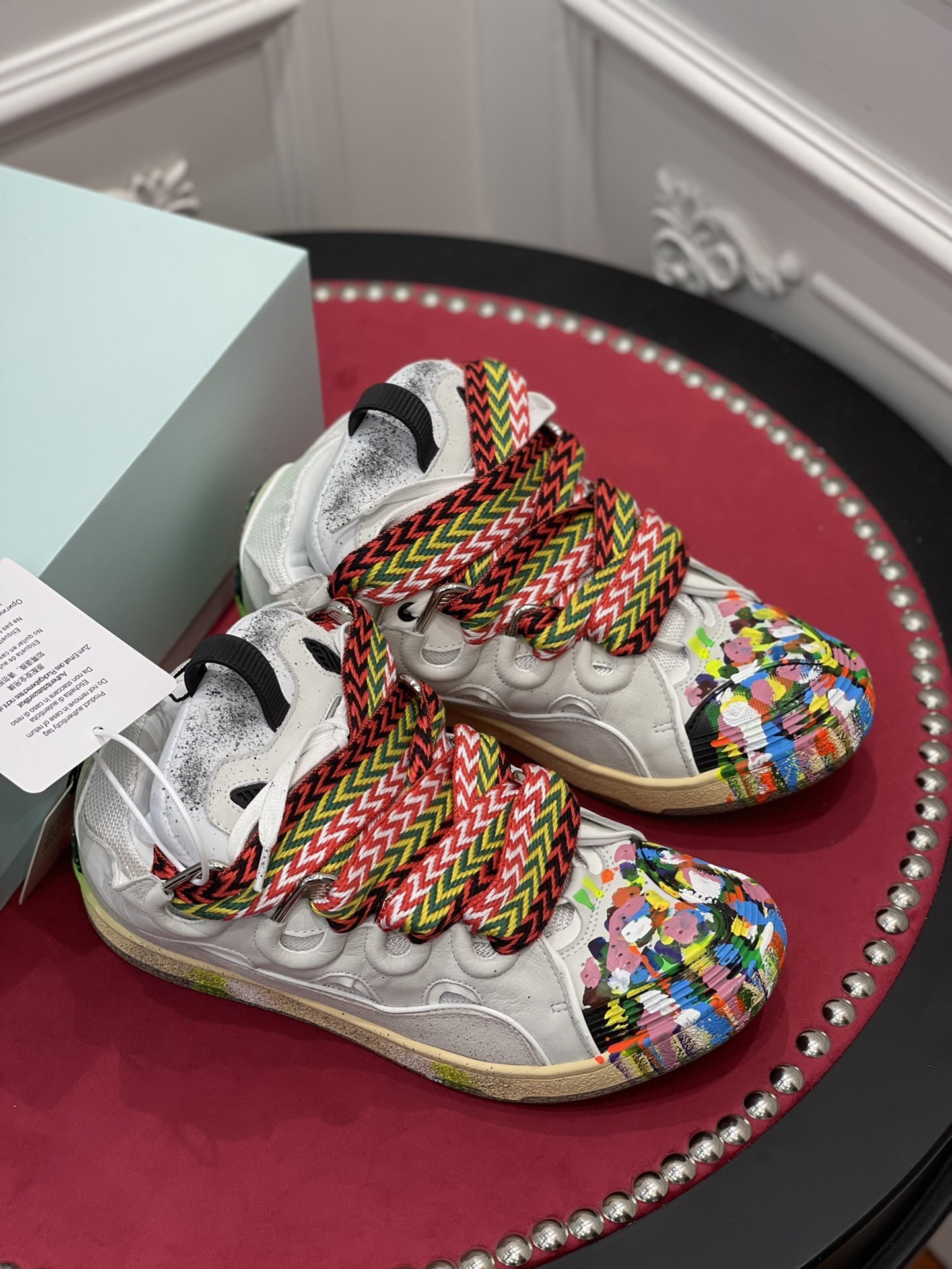 Gallery Dept. x Lanvin Curb ‘Paint Drip – Optical White’